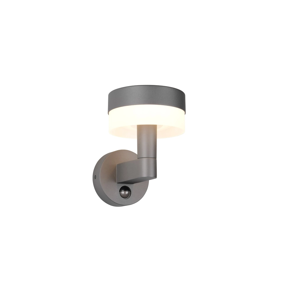 Design wall lamp Mackenzie anthracite with sensor