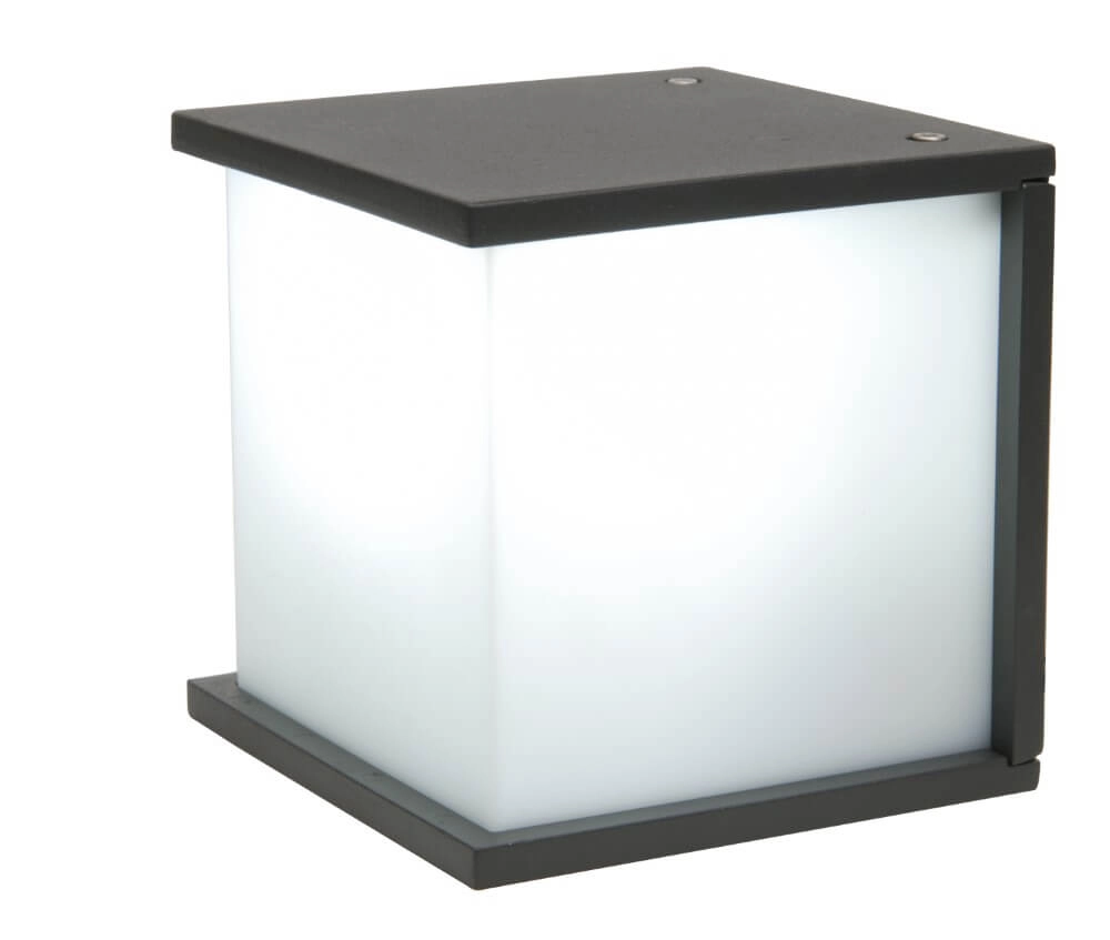 Square wall lamp Box Cube anthracite Lutec 4250294303080