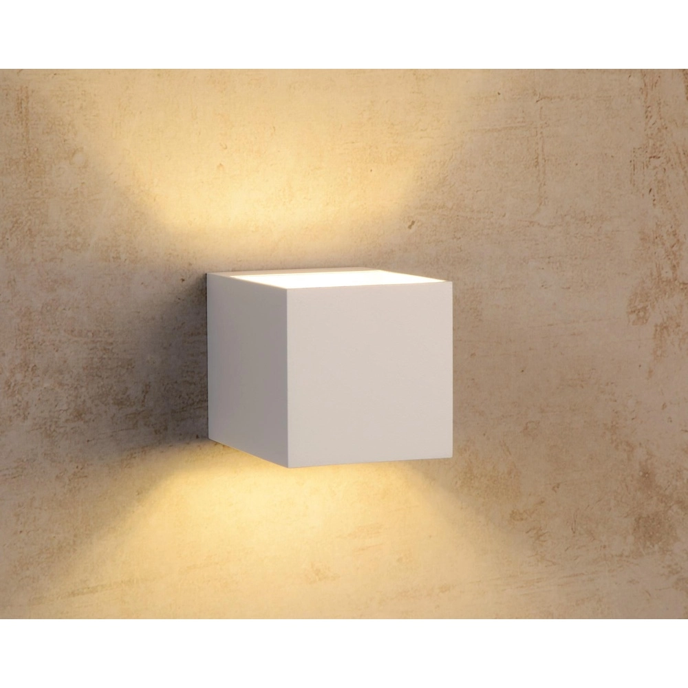 Design wall spot Devi square white Lucide 5411212091611