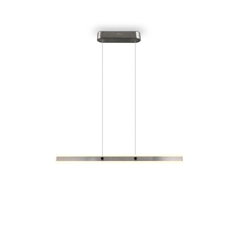 Modern pendant lamp Arcola 115cm nickel Trio 4017807661996