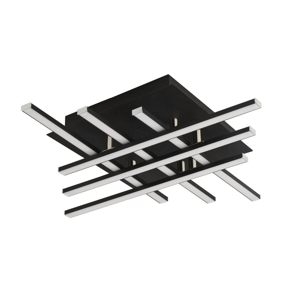 Led ceiling light Matrix 6-light black Searchlight 5053423155401