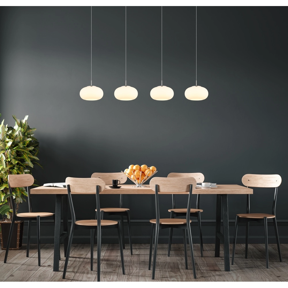 Design pendant lamp Quintara 4-light nickel Globo 9007371462322