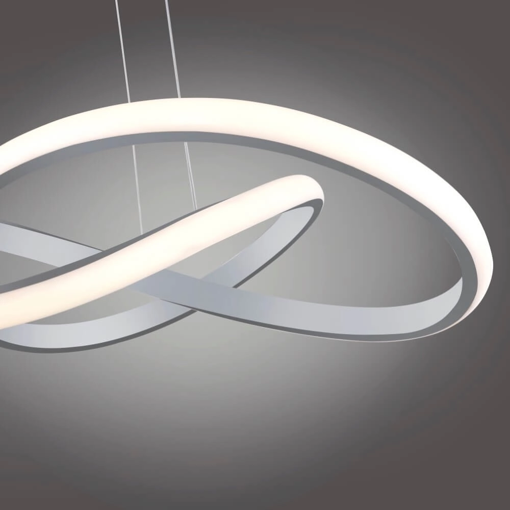 Pendant lamp Maria aluminium Just Light 4043689975760