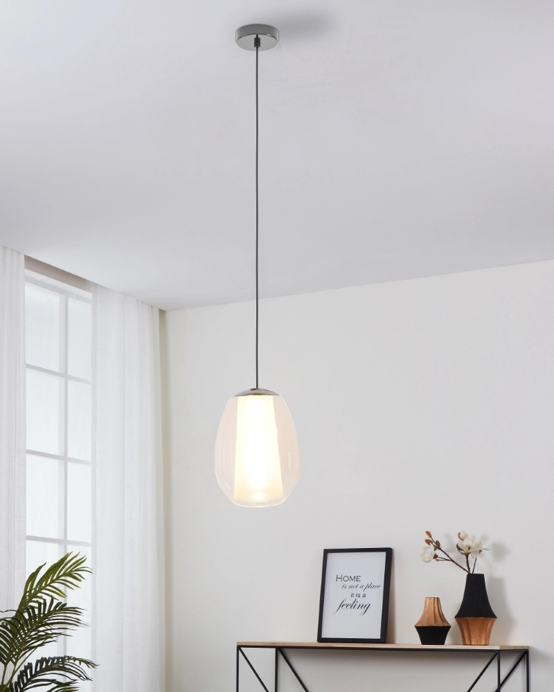 Design pendant lamp Menorca grey Ø 22cm Stars of Light 9008606359981