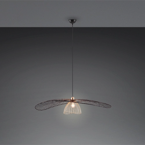 Pendant lamp Lauris Ø 100cm black