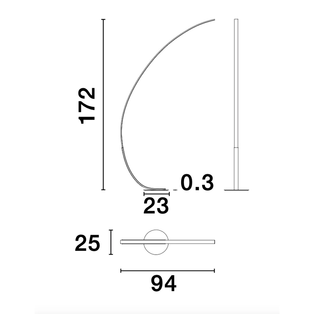 Floor lamp Premium black Lyora 5212017419859
