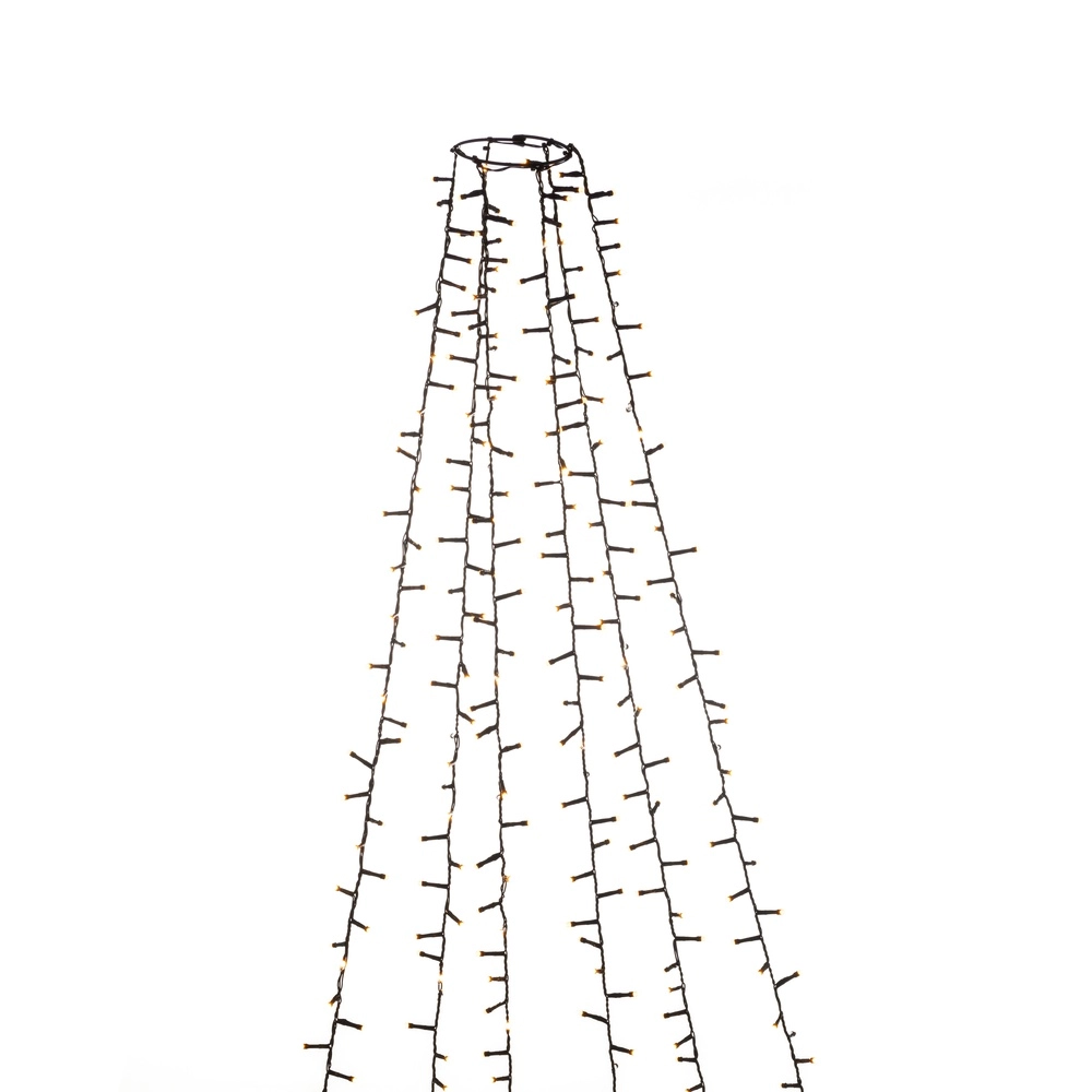 Lighting set 240cm - 6x 110 led - 2100K frosted for Christmas tree KonstSmide 7318306650830