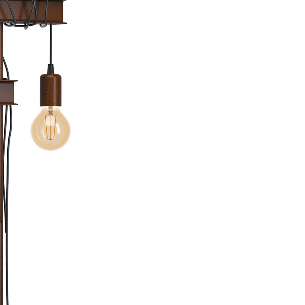 Rusty floor lamp Townshend 4 Eglo 9002759435264