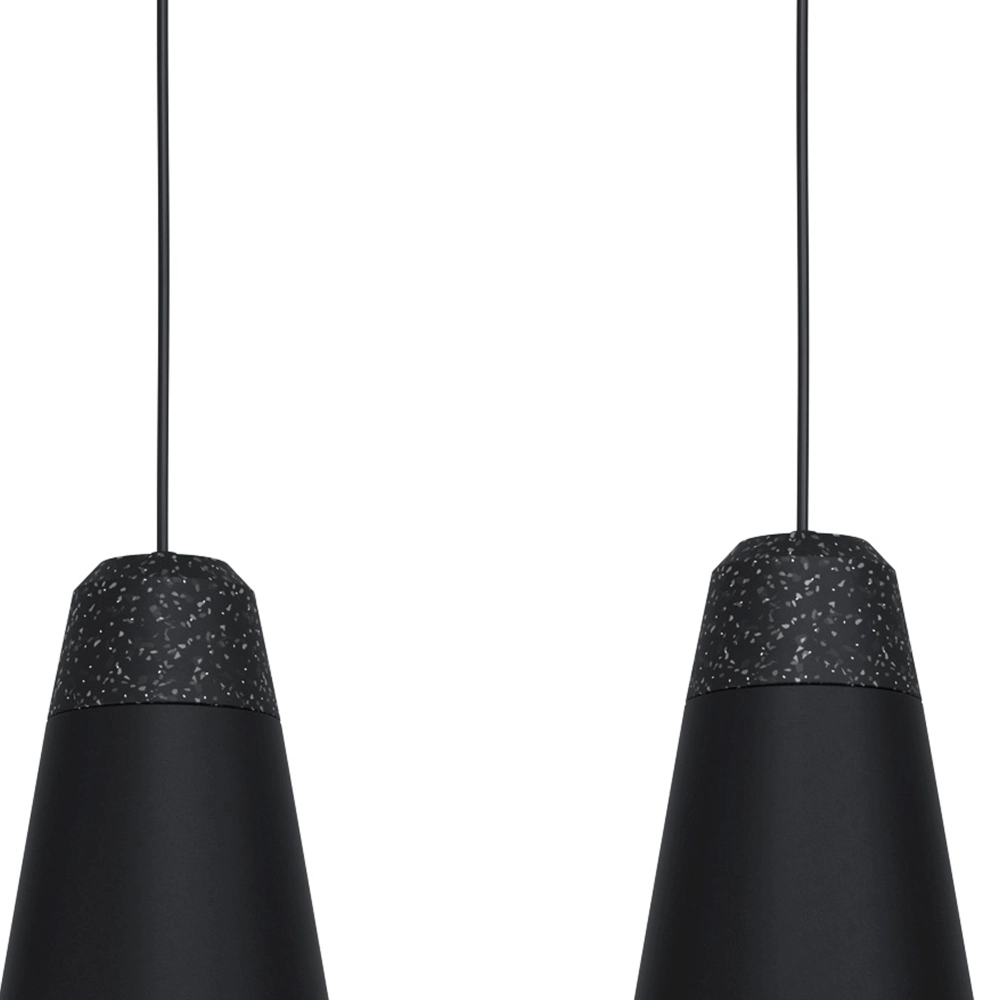 Black 4-light hanging lamp Canterras Eglo 9002759995454
