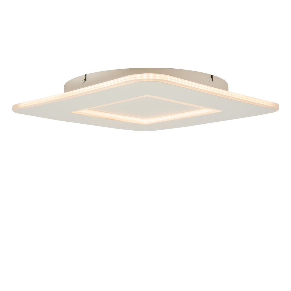 Square ceiling light Axelle white 2700K dimmable Lucide 5411212441706