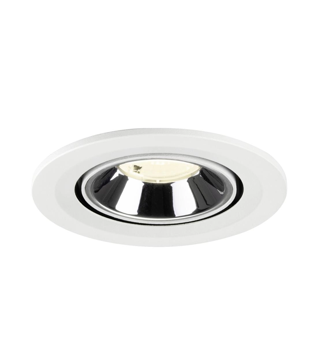 Recessed spotlight Numinos Gimble S white/chrome 4000K - 40deg SLV 4024163313254