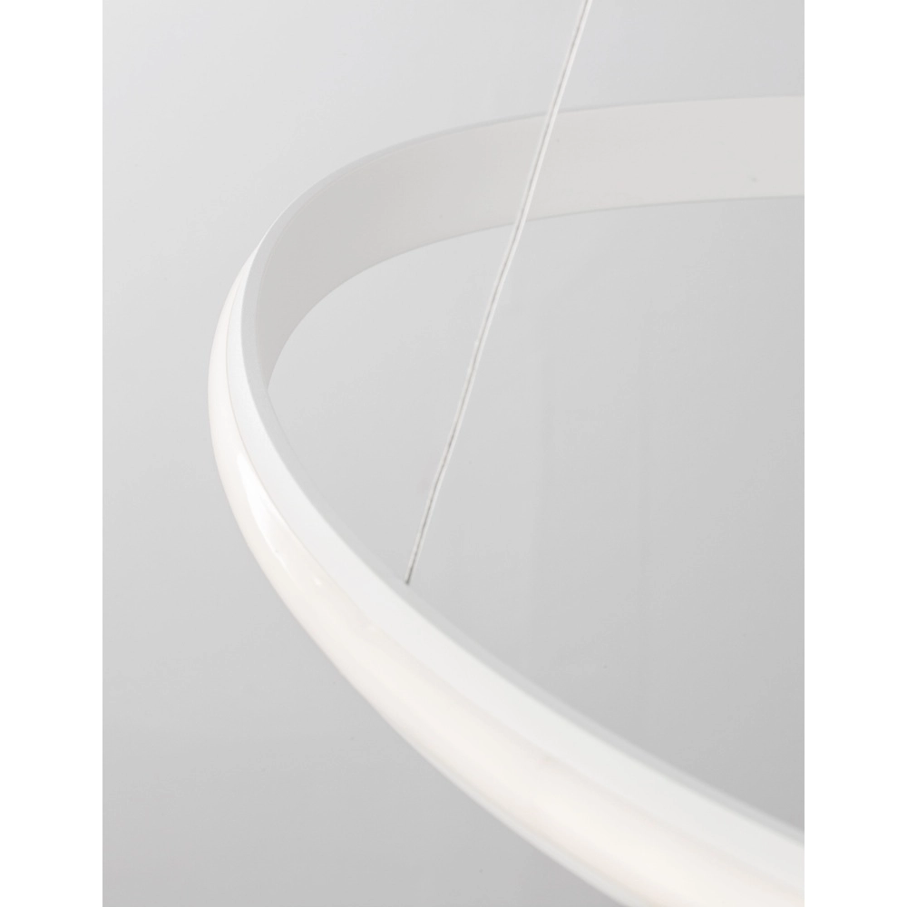 Design pendant lamp Aries white Ø 74cm Lyora 5212017419828