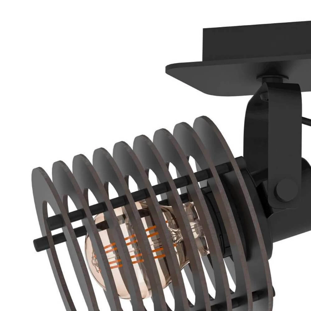 Industrial ceiling spotlight Segovia 2-light Eglo 9008606267156