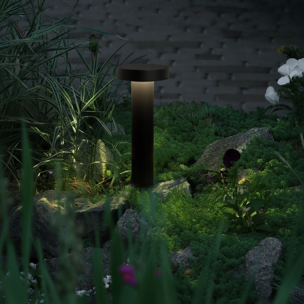 Desing garden lamp Gong black 30cm - 3000K