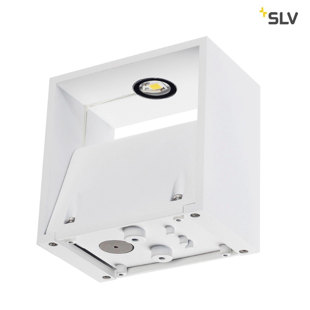 LED outdoor lamp Logs Wall Up - Down white SLV 4024163131339
