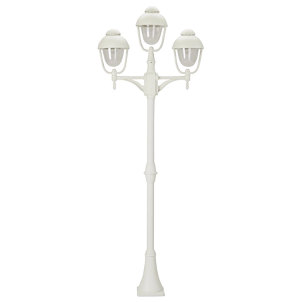 Outdoor lamp 3 lights Jardi 228cm - white