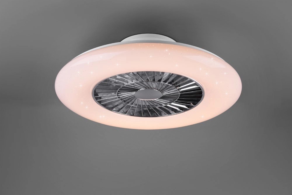 Ceiling fan Visby with star effect Trio 4017807457766