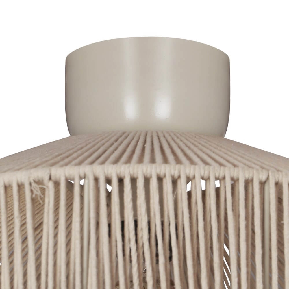 Rope ceiling lamp Svea Ø 46cm Trio 4017807617269