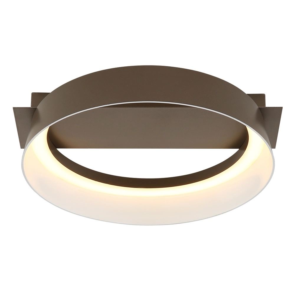 Sleek ceiling lamp Syrakus coffee brown Globo 9007371570089