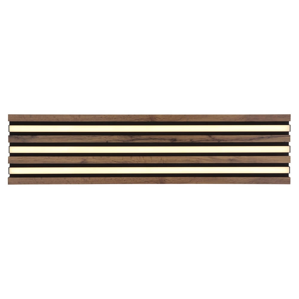 Ceiling lamp Hayden black with wood 80cm Globo 9007371519644