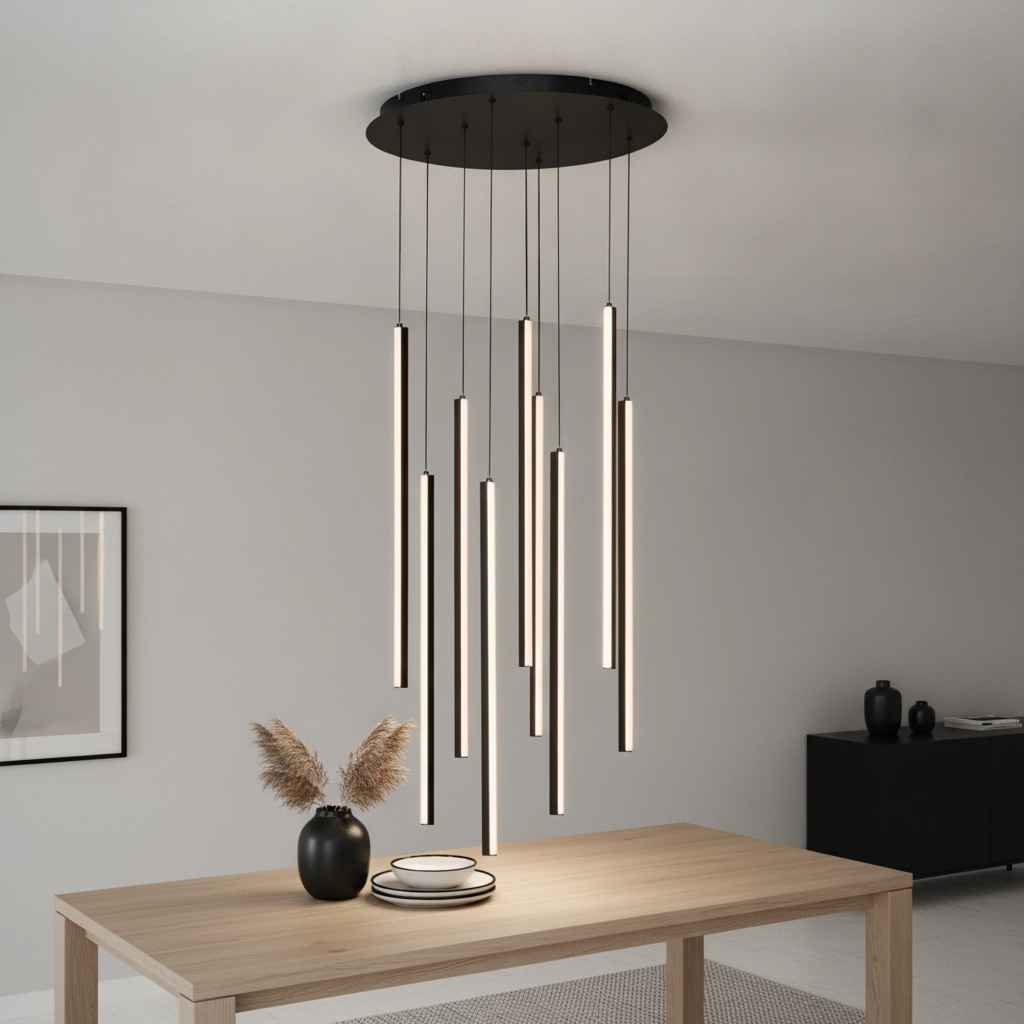 Design pendant lamp Gratta black Ø 50cm