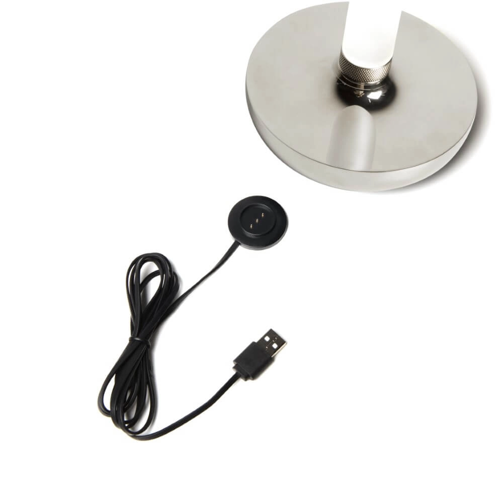 Rechargeable table lamp Biarritz chrome KonstSmide 7318308270036