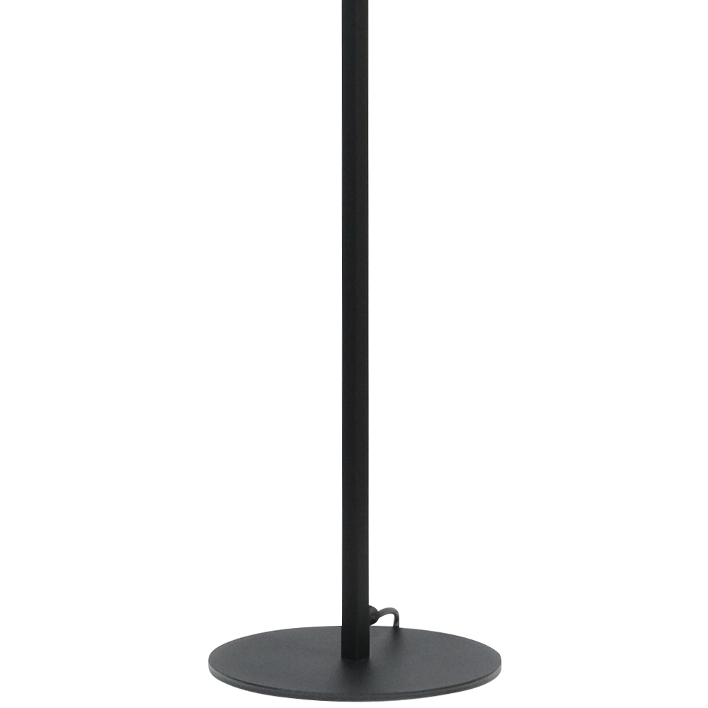 Black floor lamp Venus 175cm with ocher yellow lampshade Masterlight 8718121207476