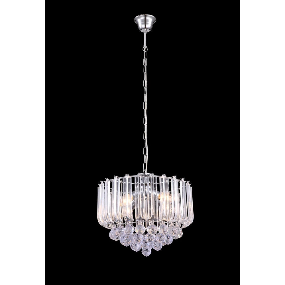 Chandelier Minnesota Ø 35cm chrome Globo 9007371299492