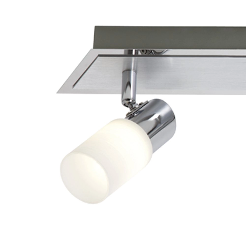 LED ceiling spot Series 8214 Beam 3-light metal gray with chrome Trio 4017807220902