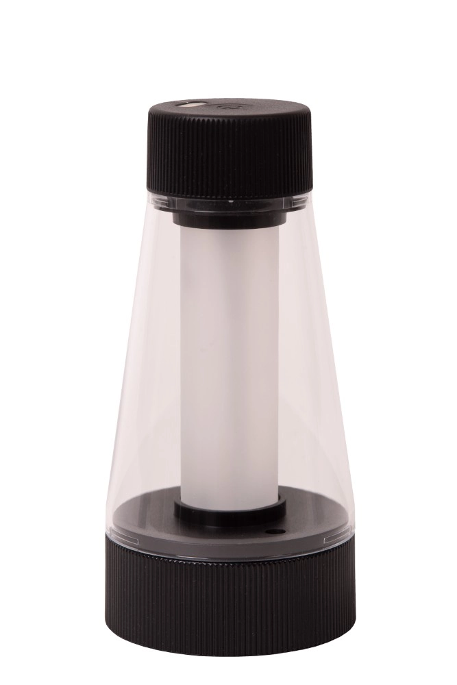 Rechargeable table lamp Lorali Black Lucide 5411212452719