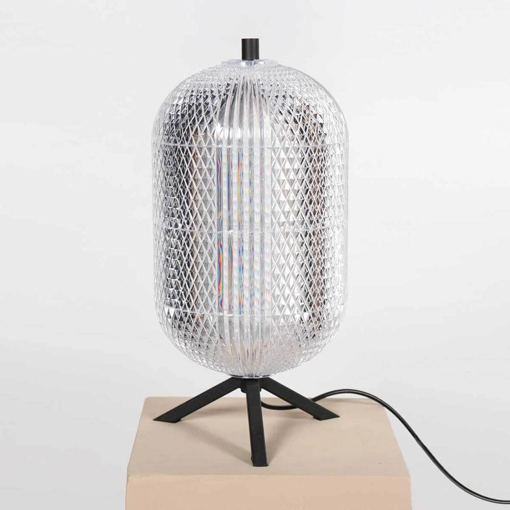 Table lamp Geripu Black with clear glass Steinhauer 8712746173789