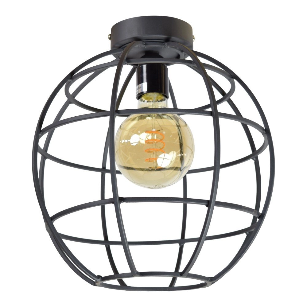 Ceiling light Globe 28cm matt black