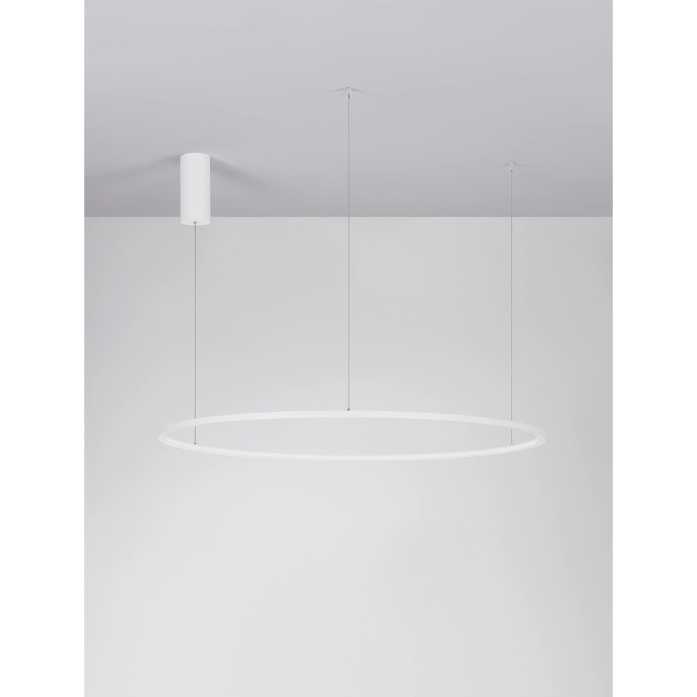 Round pendant lamp Tarquin white Ø 100cm Lyora 5212017438331
