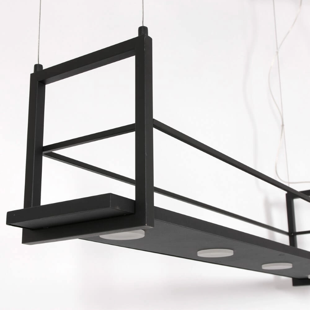 Kitchen hanging lamp Tor black Steinhauer 8712746148282