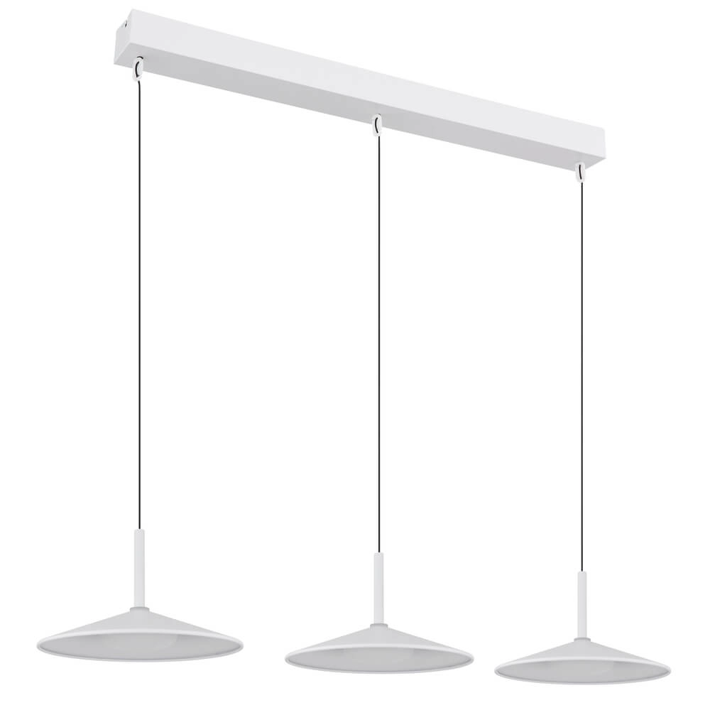 Design pendant lamp Lampone 3-light white Globo 9007371474806