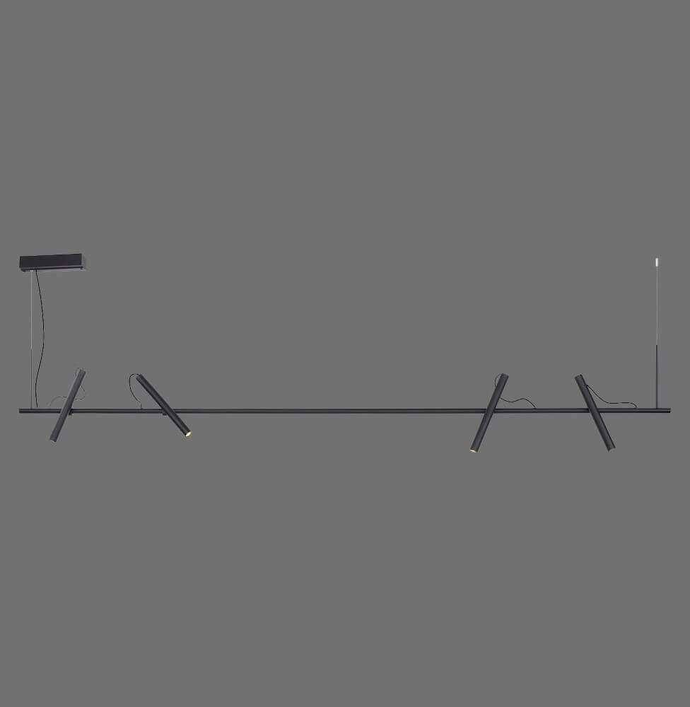Design hanging lamp Pure Tutua black Paul Neuhaus 4012248365540