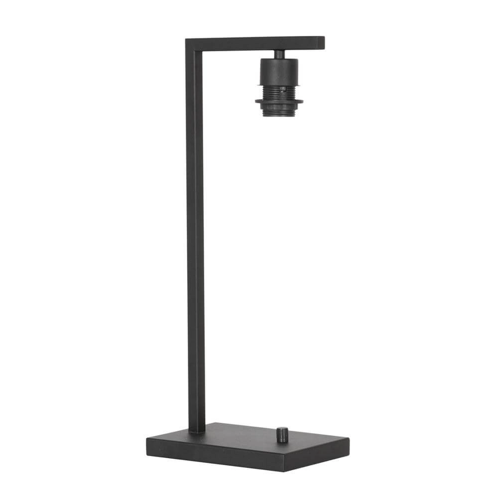 Table lamp Vidrio black with amber glass Steinhauer 8712746173734