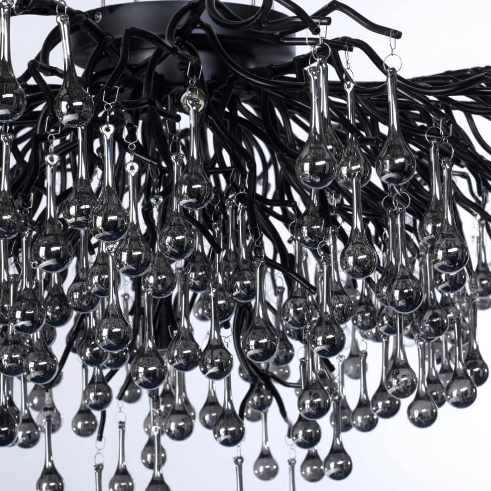 Chandelier Icicle black 100cm Paul Neuhaus 4012248377581