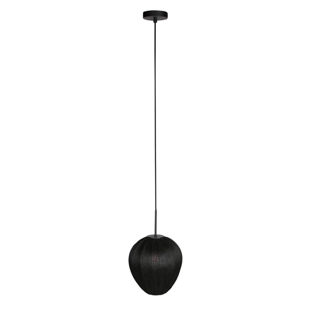 Pendant lamp HaloSwap with black fabric shade Ø 25cm Steinhauer 8712746179781