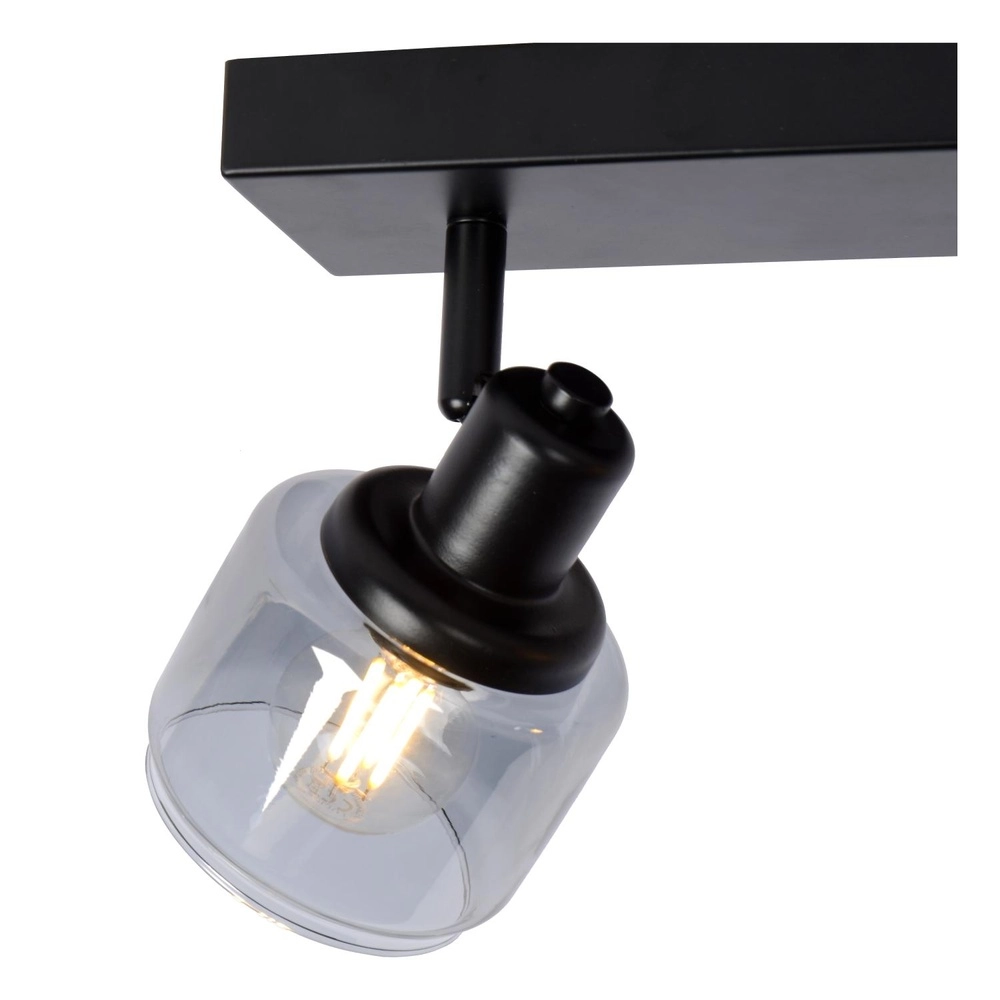 Ceiling lamp Bjorn 2-light black Lucide 5411212771230