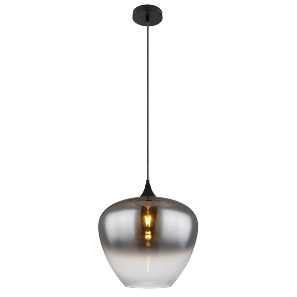 Black pendant lamp Maxy single Ø 29cm