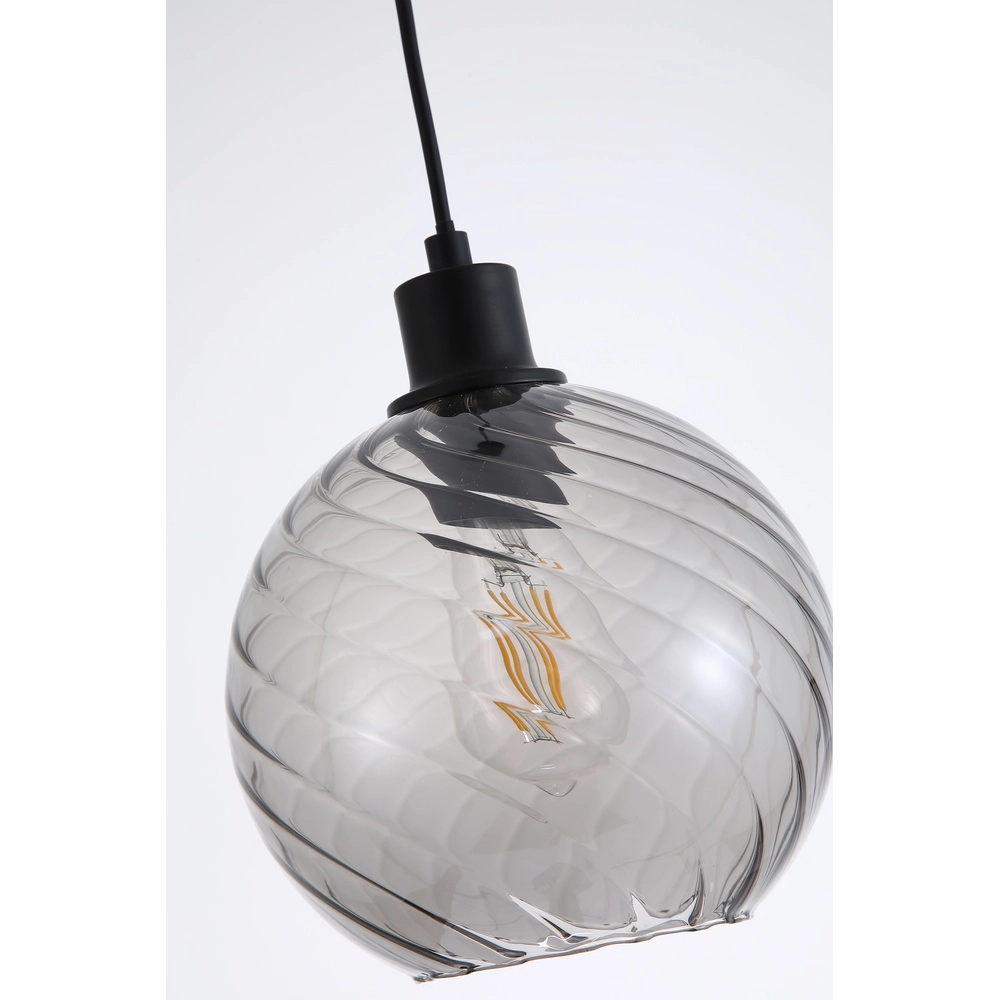 Pendant lamp Radiance Single Black Searchlight 5053423305769