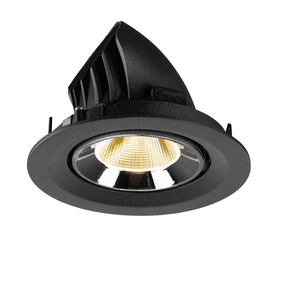Recessed spotlight Numinos Gimble M black/chrome 3000K - 20deg SLV 4024163311939