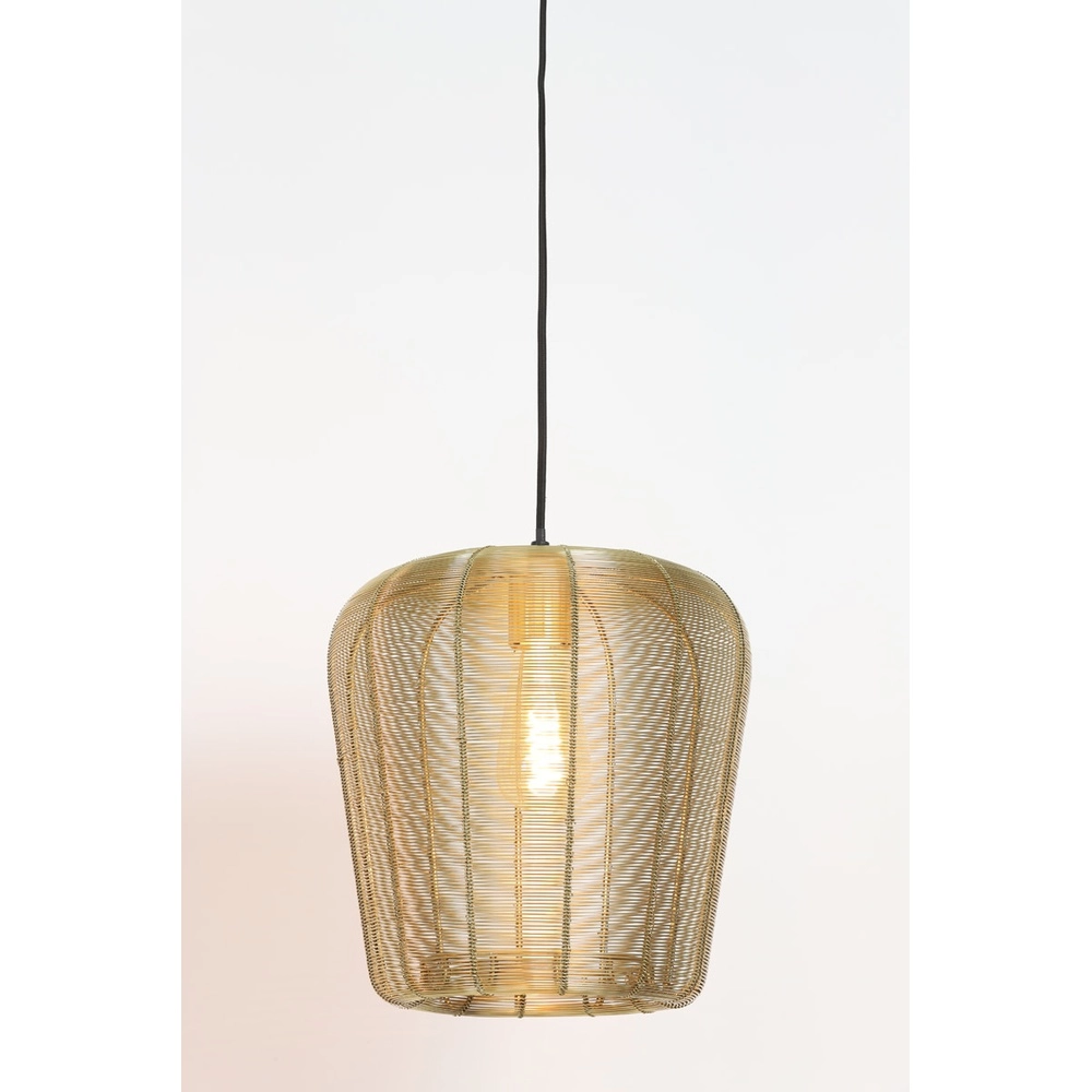 Golden pendant lamp Adeta Ø 28cm Light & Living 8717807601027