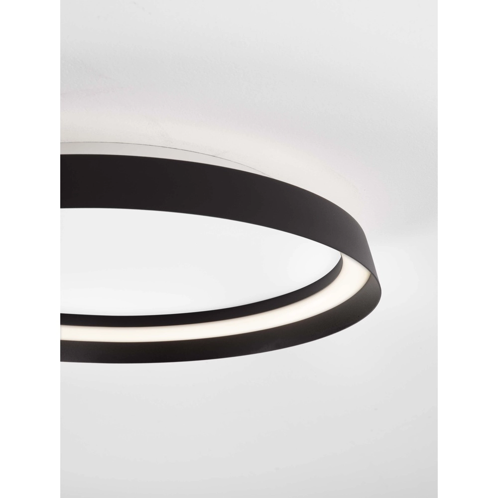 Design ceiling light Ormi Ø 45cm black Lyora 5212017463098