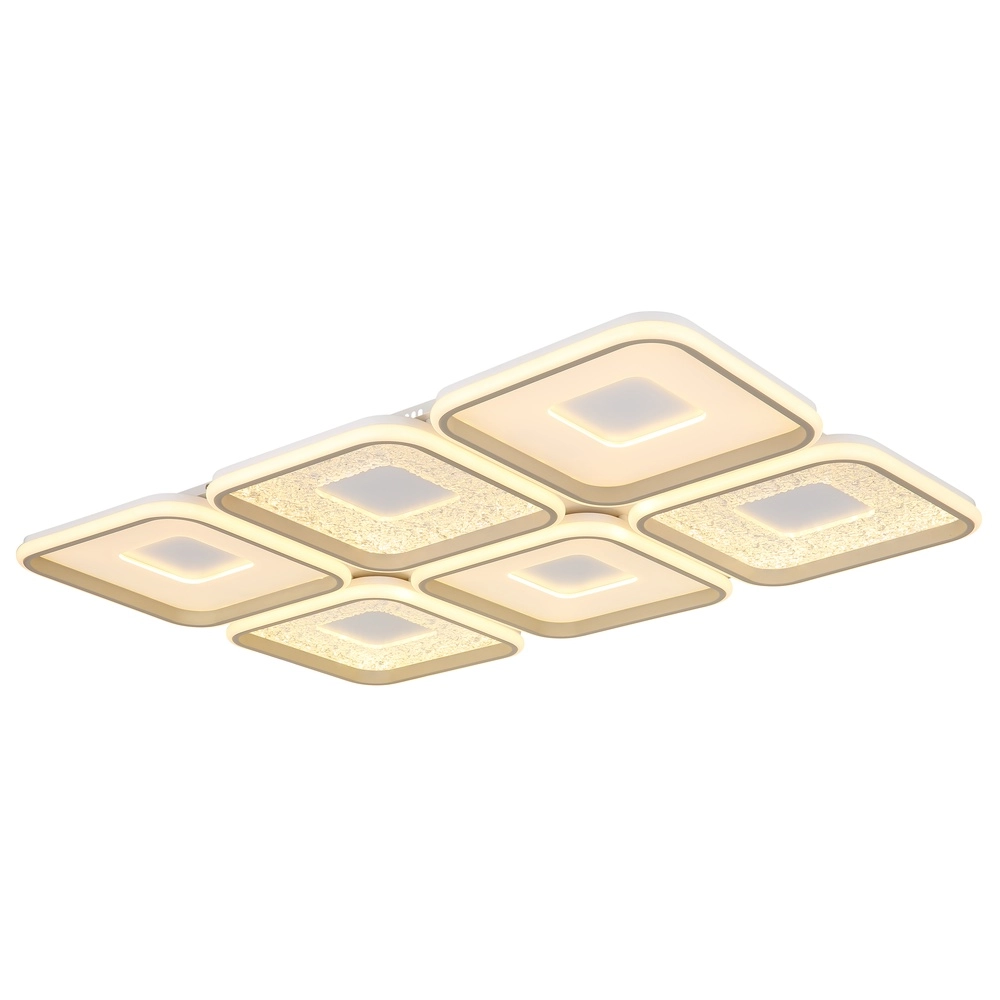 Modern ceiling lamp Mosaiko 100cm sand brown Globo 9007371578764