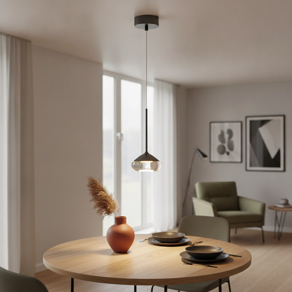 Design pendant lamp Phoenix gun metal Ø 11.6cm