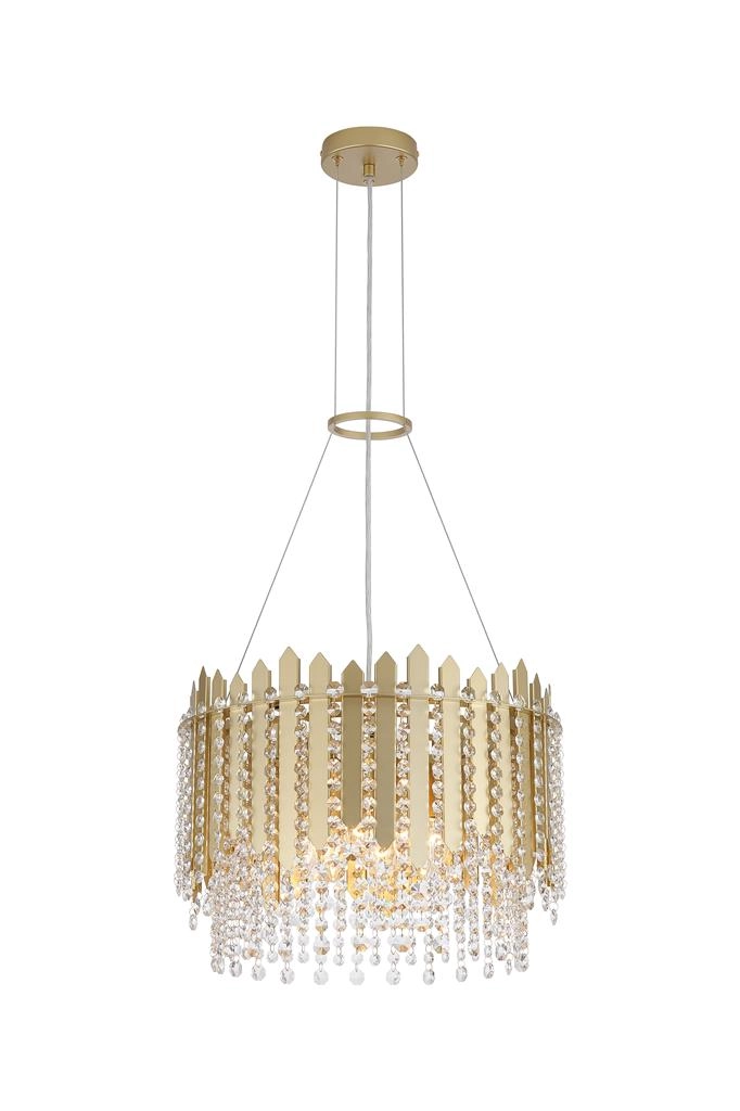 Pendant lamp Spear gold Ø 45cm