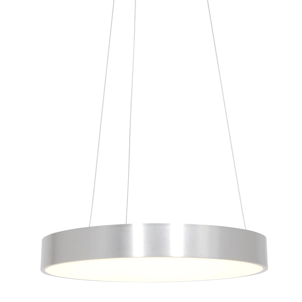 LED hanging lamp Ringlede Ø 48cm metal gray Steinhauer 8712746135213