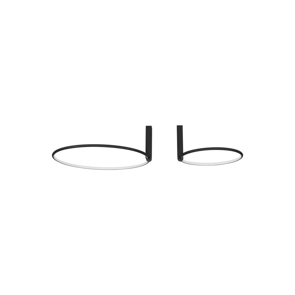 Design ceiling lamp Garve black Ø 40cm and Ø 60cm Lyora 5212017431837